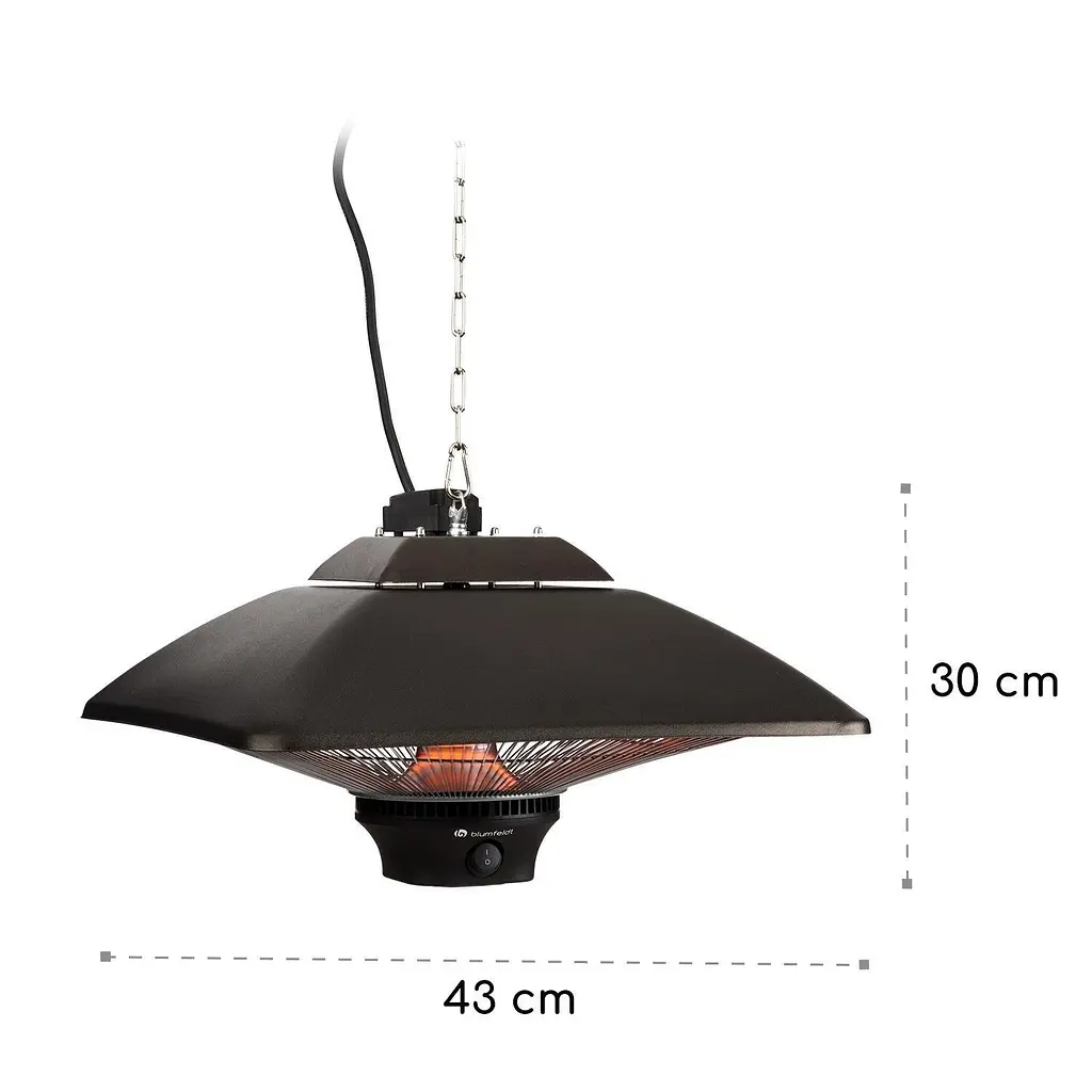 Инфракрасный потолочный обогреватель Blumfeldt Heat Square (10032565) - фото 6