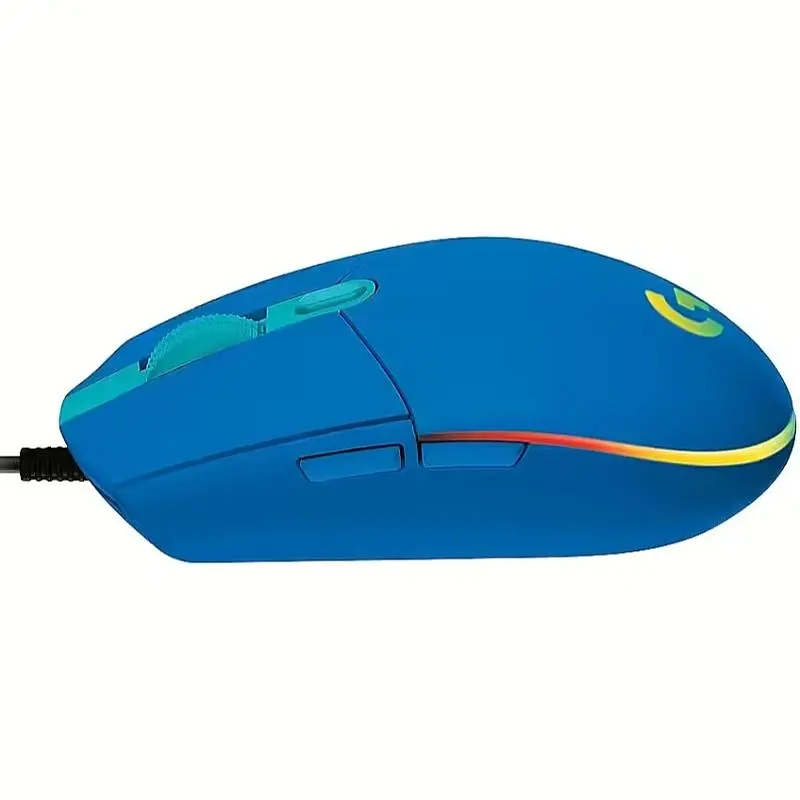 Комп'ютерна мишка Logitech G102 Lightsync USB синя (910-005810) - фото 2