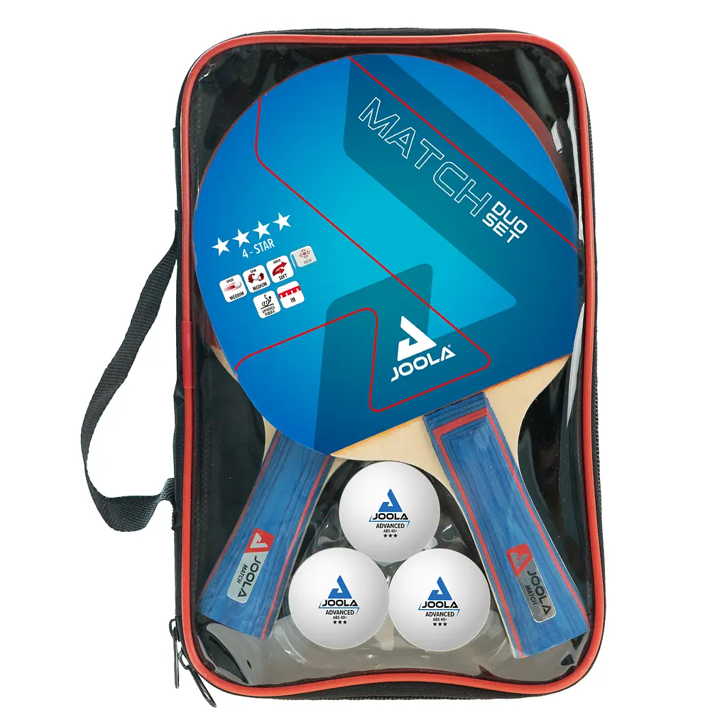 Набір для настільного тенісу Joola Duo 2 Bats 3 Balls (54820) - фото 2