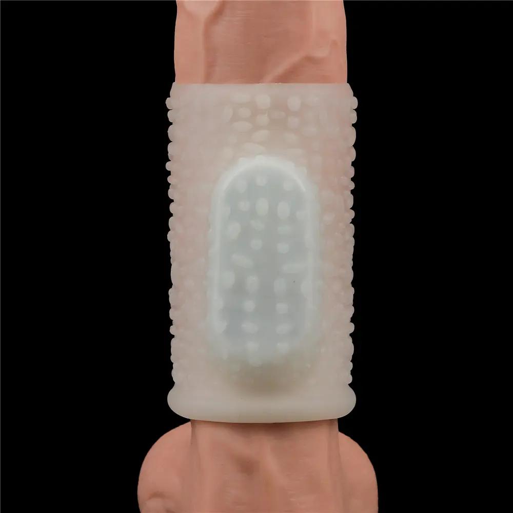 Вібронасадка Vibrating Drip Knights Ring White - фото 4