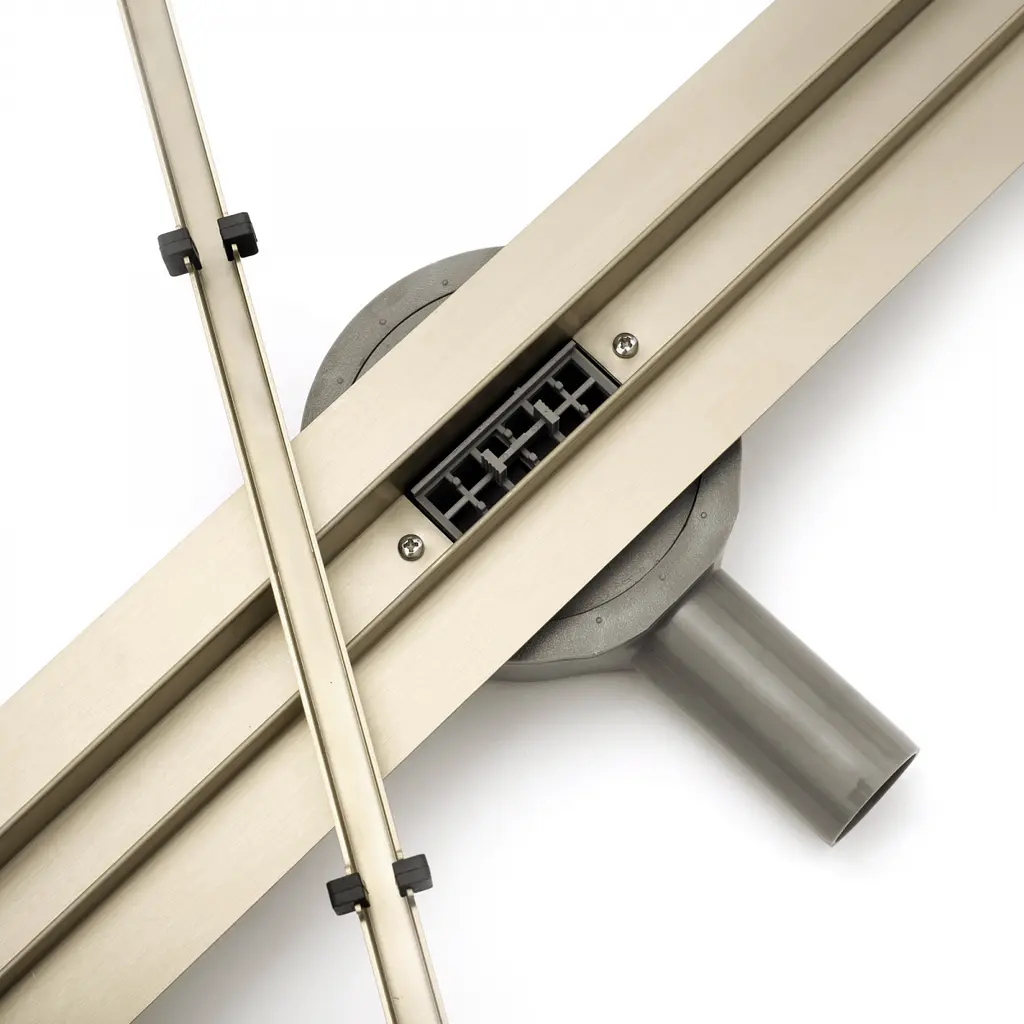 Душовий канал Rea Neo Slim mirror gold pro 100 см REA-G5612 - фото 2