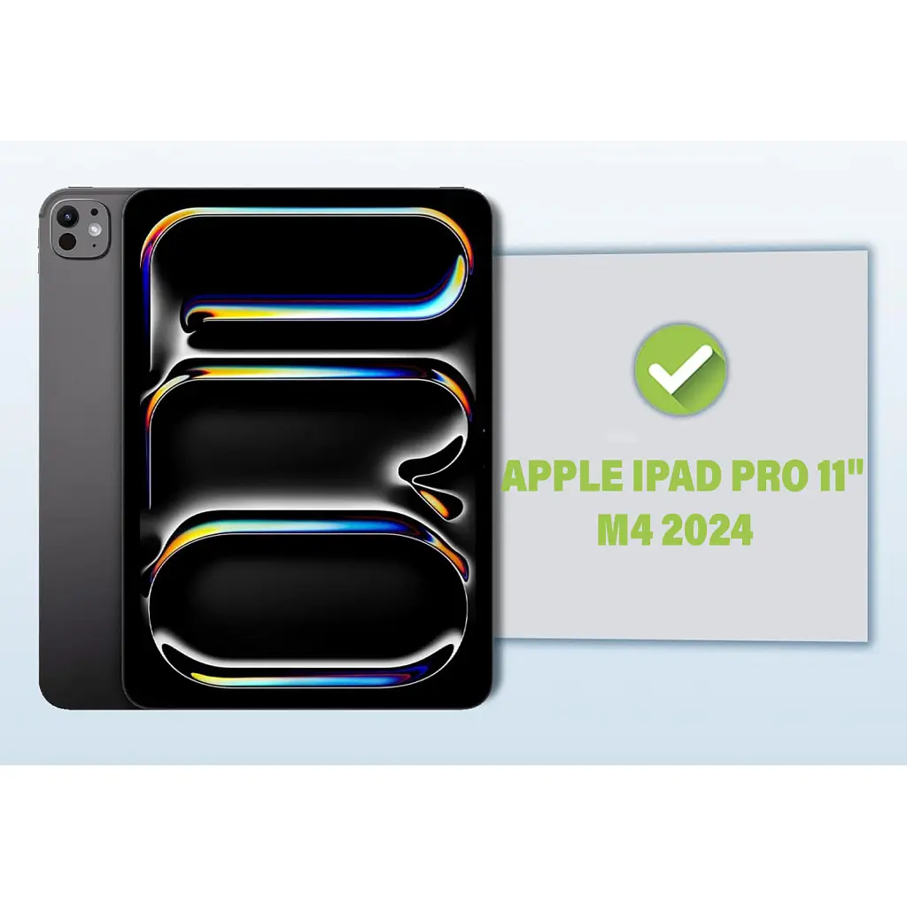 Чохол до планшета BeCover Tri Fold Hard Apple iPad Pro 11" M4 2024 Black (711726) - фото 8