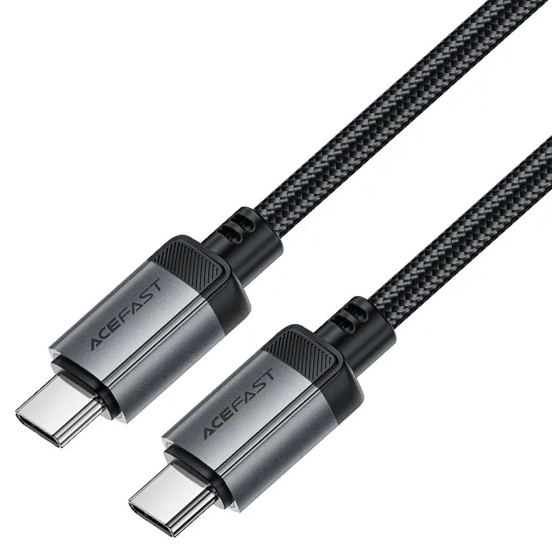 Дата кабель Acefast C20-03 Type-C to Type-C 60W (1.2m) Black - фото 2