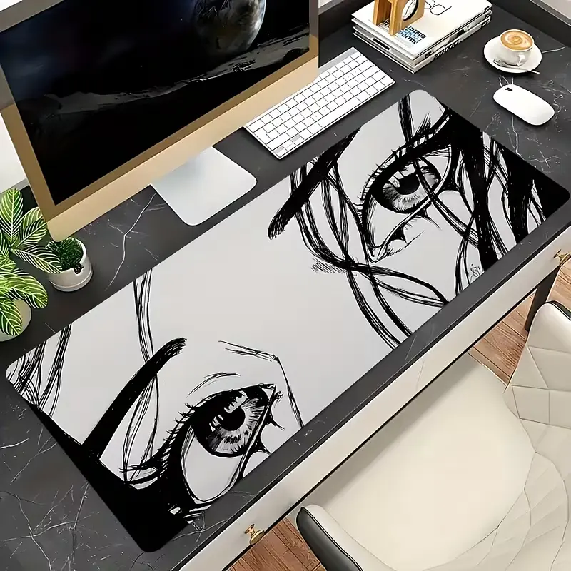 Коврик для мыши и клавиатуры "Deep Eyes" 90×40 см, Серый - фото 5