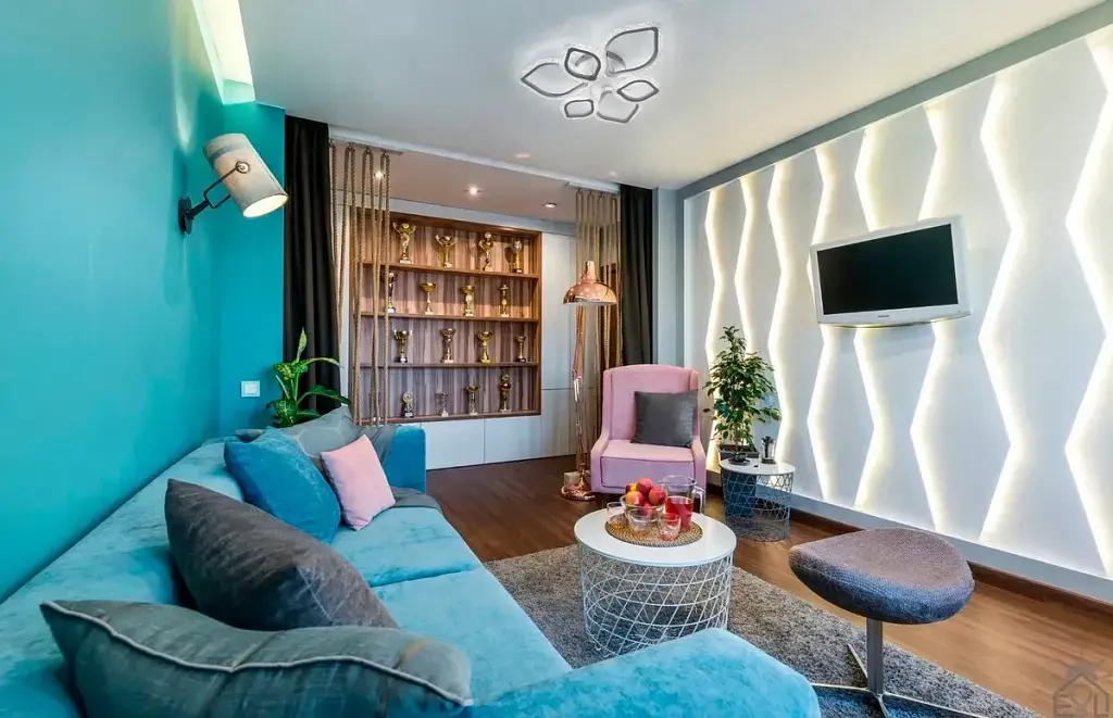 Керована світлодіодна люстра AZALIA ICE RGB 100W 7R-APP-680x110-WHITE/WHITE-220-IP20 ESLLSE - фото 7