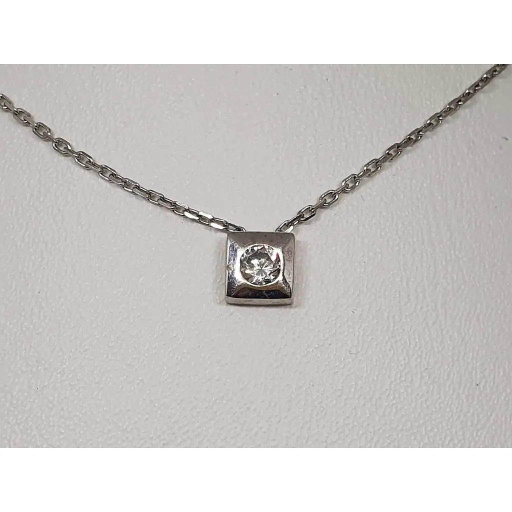 Срібне кольє Імперія золота з фіанітами. ПК217С 38 - фото 2