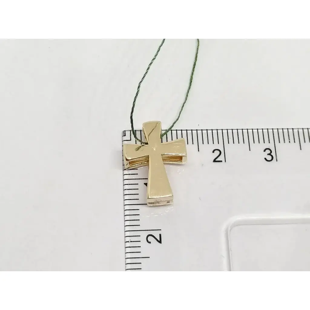 Золотий хрестик ЮЗ "Багет". 9300634 - фото 3