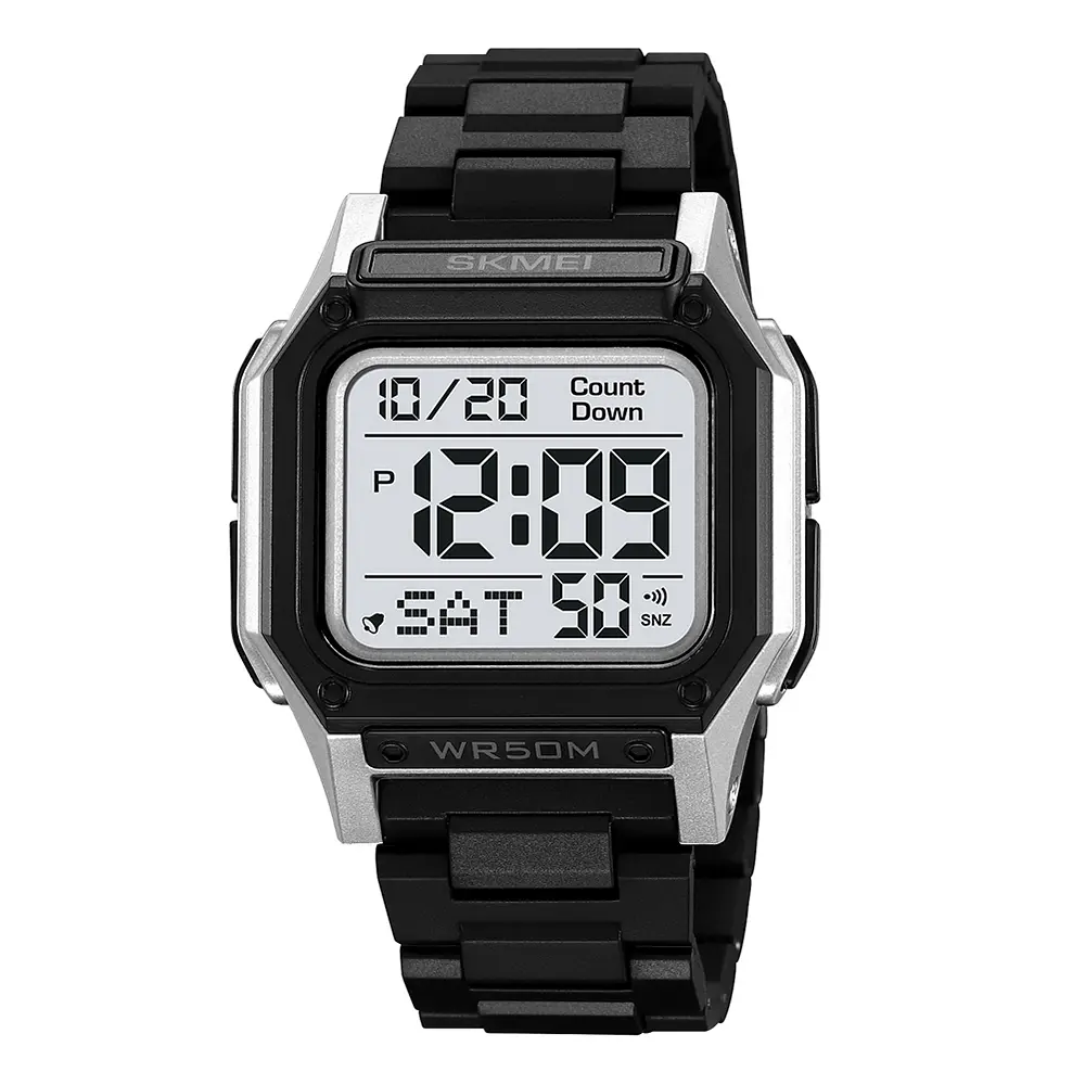 Чоловічий наручний годинник 2264BKSIWT Black-Silver-White Skmei acs0030086