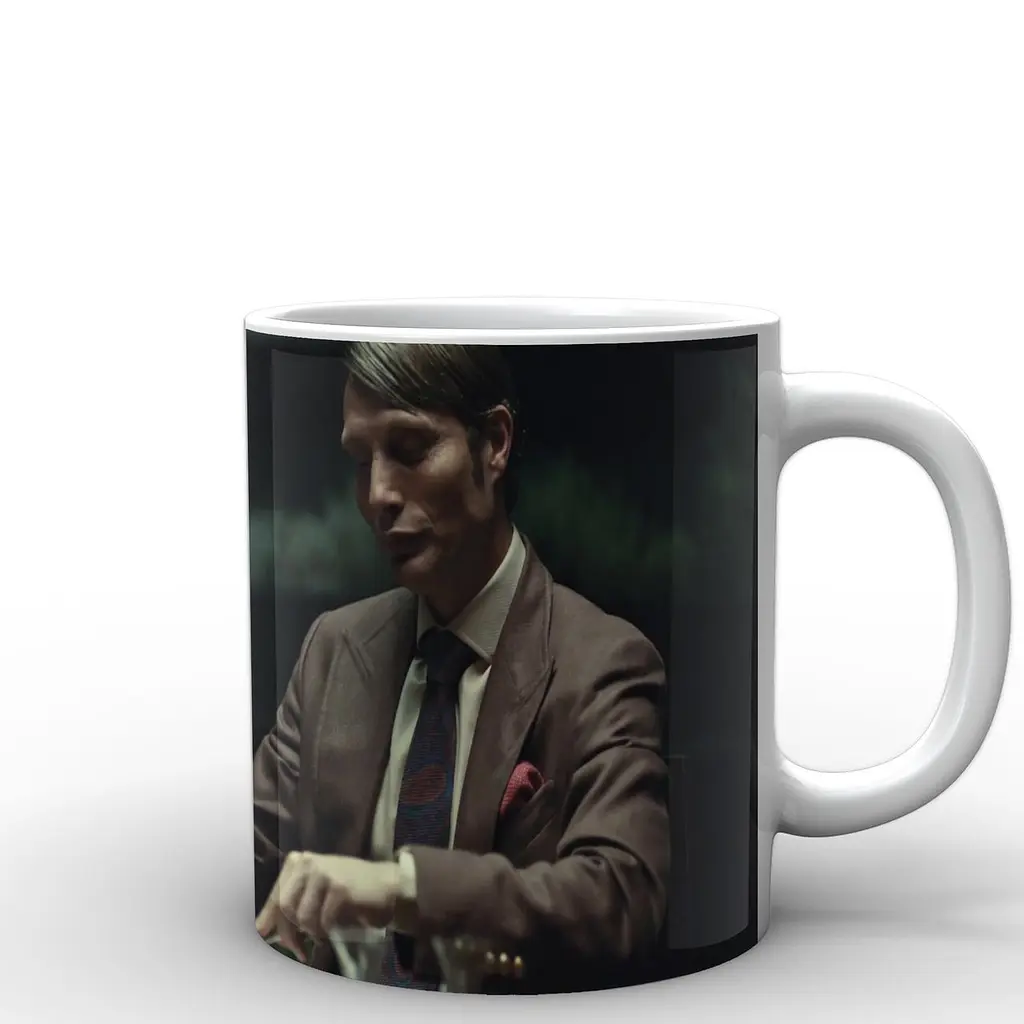 Кухоль GeekLand Ганнібал Hannibal трапеза HN.02.007 330 мл білий - фото 3