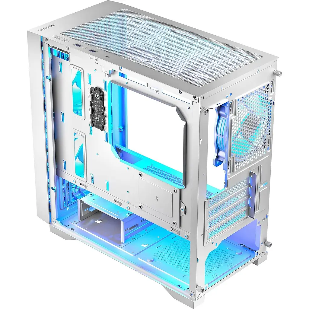 Корпус LogicConcept DART PRO ARGB MINI WHITE MESH без БП (AM-DART-PRO-ARGB-20) - фото 4