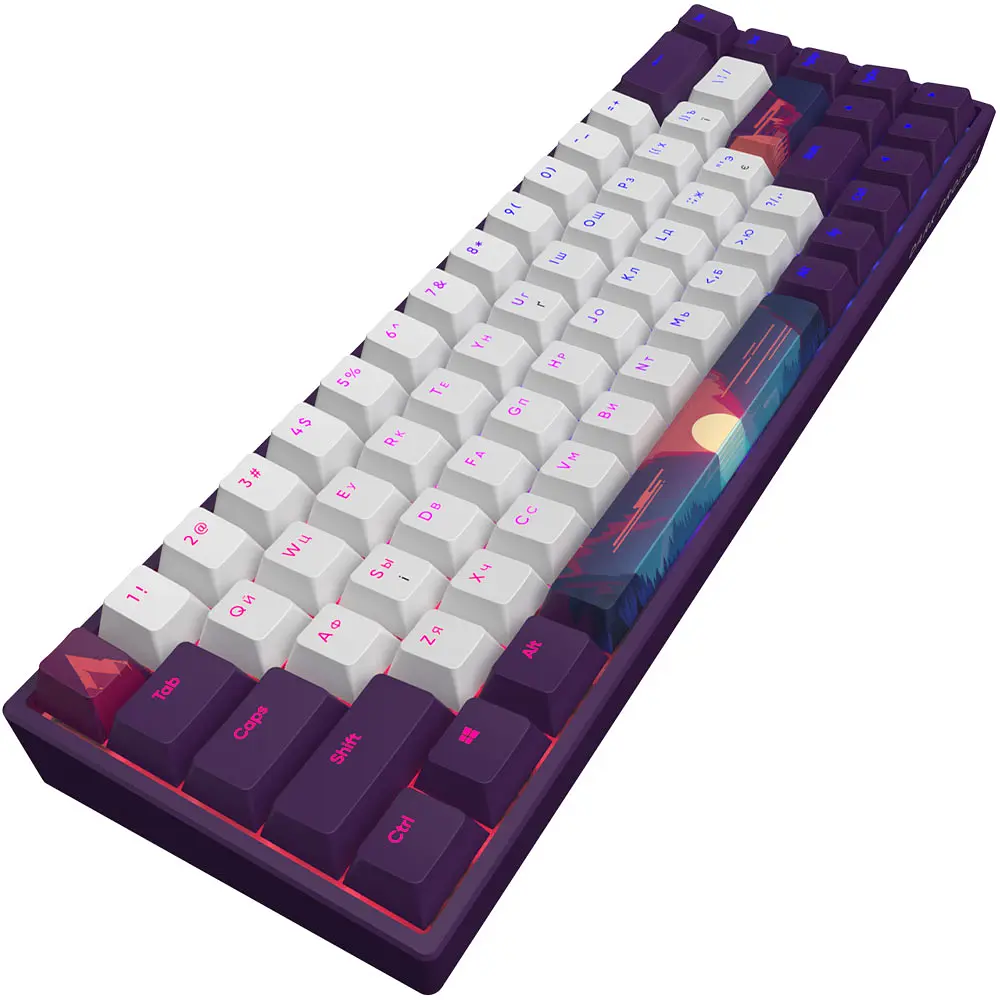 Игровая клавиатура Dark Project 68 Sunrise - RGB ANSI ENG/RUS (DPP68_GSH_SUNR_ANSI_UA) - фото 6