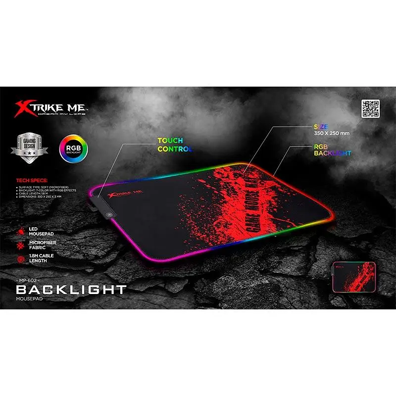Килимок для миші Xtrike Me Backlight MP-602 - фото 4
