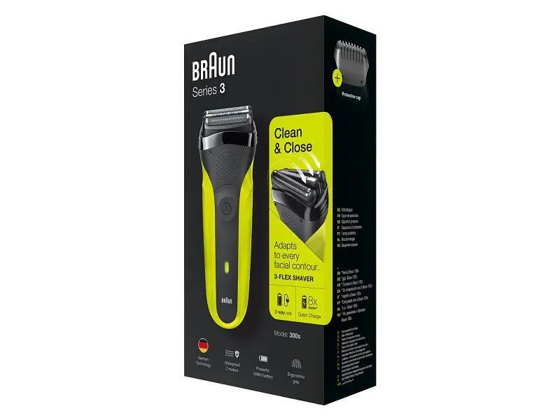 Електробритва Braun Series 3 300s black/green - фото 5
