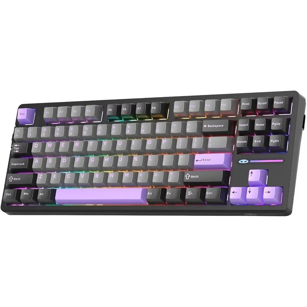 Клавіатура MageGee Light 87 Wireless Blue Whale Switch Dark Purple (6971969728721-UA) [164294] - фото 5