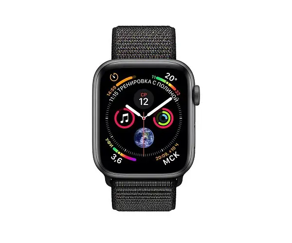 Смарт-годинник Apple Watch Series4 MU672 40 мм GPS Space Gray Aluminum Case with Black Sport Loop - фото 2