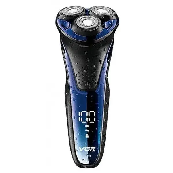 Електробритва VGR V-306 акумуляторна водонепроникна Blue-Black (3_03194) - фото 2