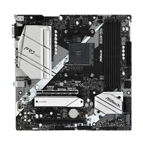 Материнская плата ASRock B550M Pro4 Socket AM4 (B550M Pro4) - фото 2