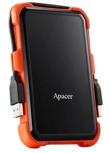 Внешний жесткий диск Apacer 2TB 2.5" USB 3.1 AC630 (AP2TBAC630T-1) Black/Red - фото 2
