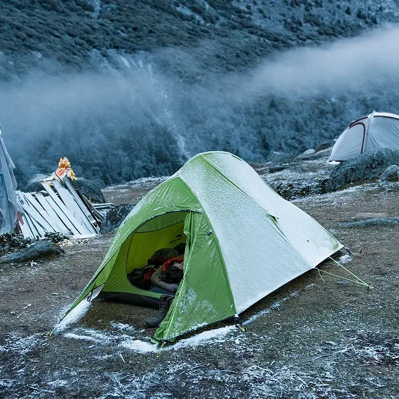 Палатка Naturehike Cloud Up 3 Updated NH18T030-T 20D трехместная Dark Green (1047-6927595765685) - фото 2