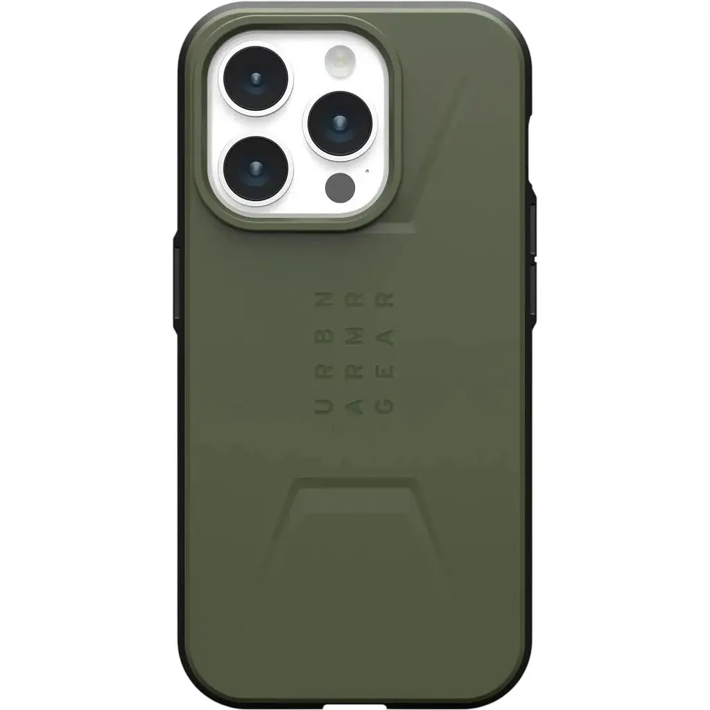 Оригінальний протиударний чохол UAG Civilian MagSafe для iPhone 15 Pro Max (6.7") Olive (114295117272) - фото 2