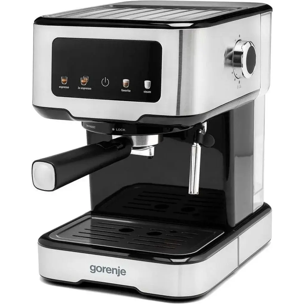Gorenje Кавоварка рожкова 1.5л мелена ручний капучинатор - фото 2