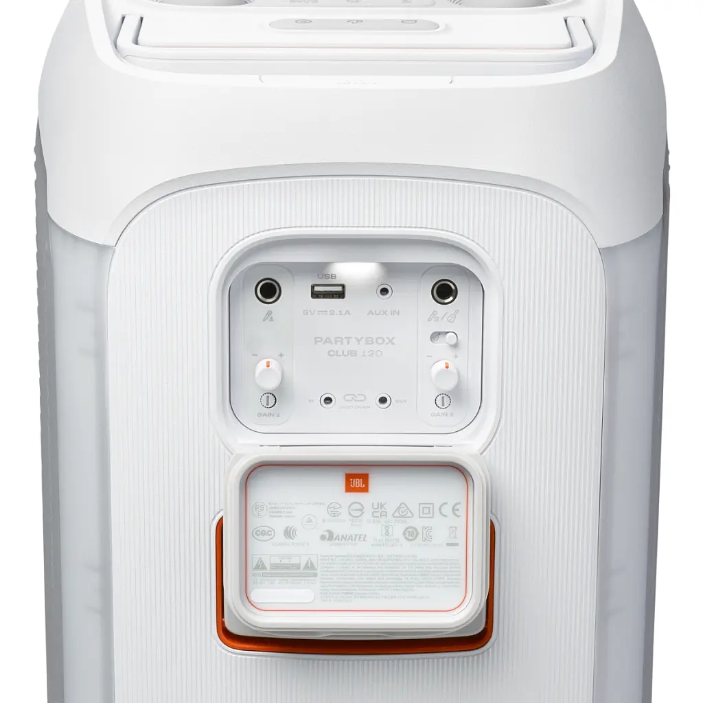 Акустическая система JBL PartyBox Club 120 White (JBLPBCLUB120SWEP) - фото 8