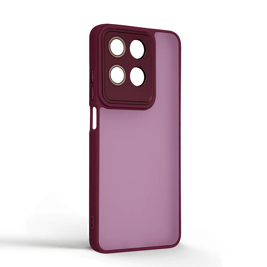 Защитный чехол для Motorola G15/G15 Power/G17 Power 4G/G17 4G, бордовый, ShadeX, противоударный, матовый, панель PC+TPU, защита всего корпуса, амортизация ударов при падении, ArmorStandart (ARM91318) - фото 2