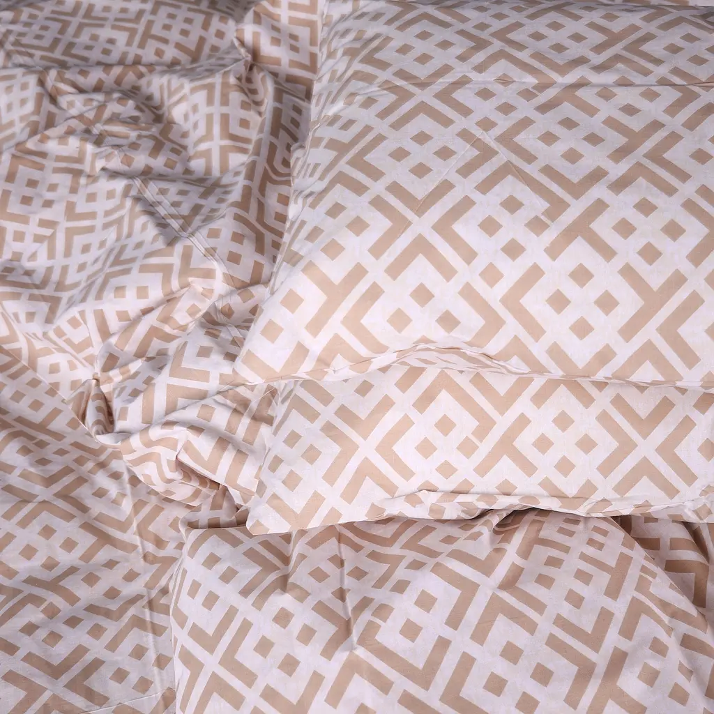 Пододеяльник MirSon бязь Abstract Beige 175х210 см (2200013164616) - фото 8