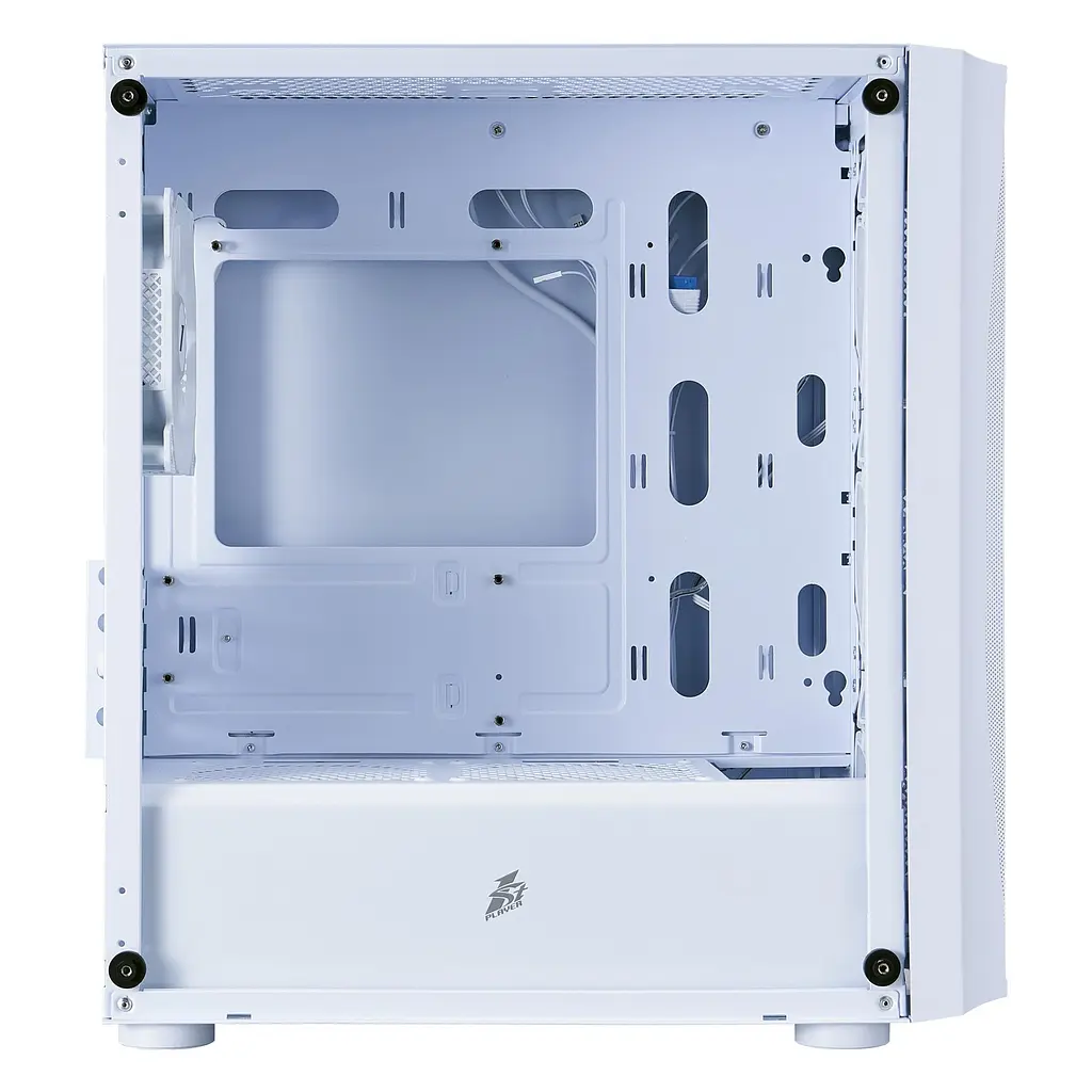 Корпус 1stPlayer X3-M-WH-4F1-W White без БЖ (X3-M-WH-4F1-W) - фото 6