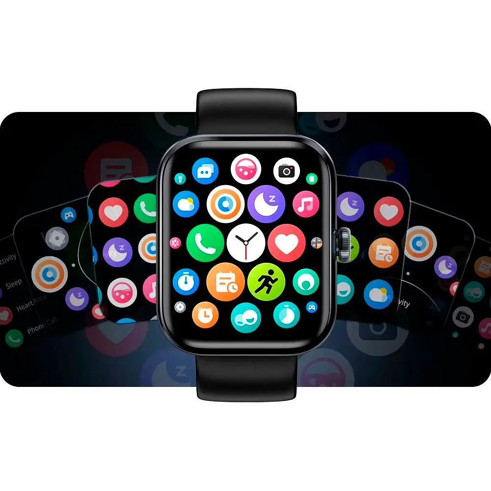 Розумний - годинник Xiaomi Haylou Watch 4 (LS25) чорний (глобальний) - фото 4