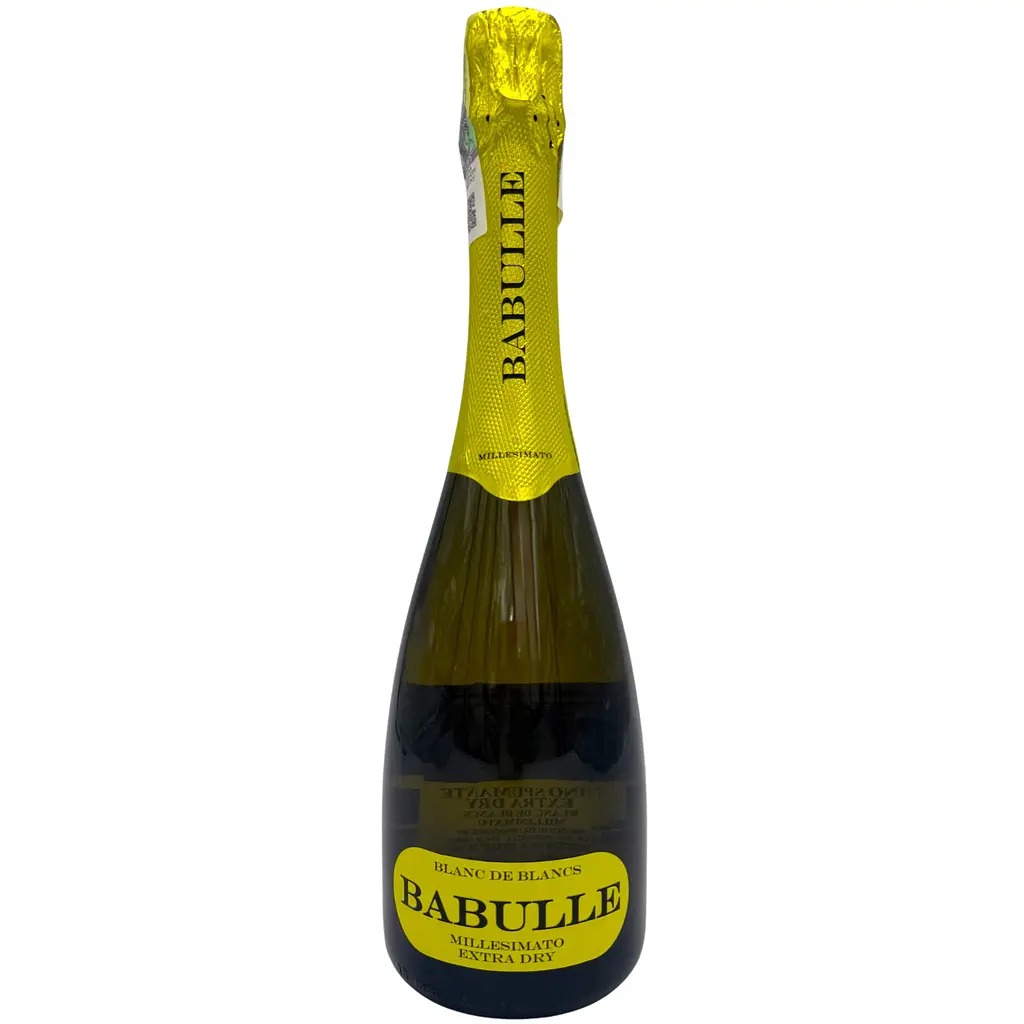 Игристое вино Babulle Blanc de Blancs Millesimato Extra Dry белое экстра сухое 0.75 л - фото 2