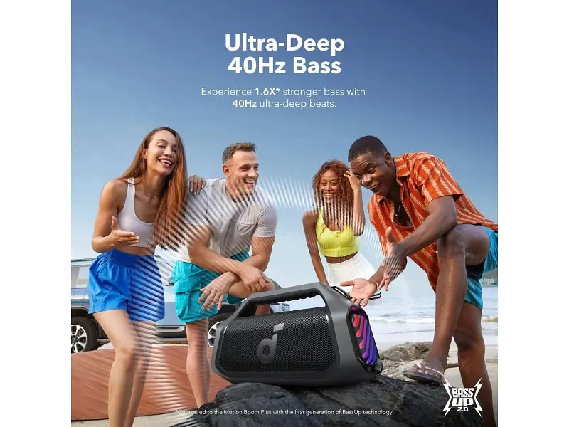 Акустична система Anker SoundCore Boom 2 Plus Black (A3134011) - фото 4