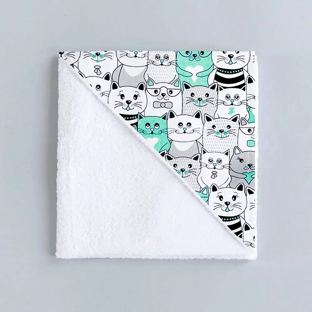 Наматрасник непромокаемый Cosas Mint Cats 70х120 см мята (WaterSheet_CatsMint_120) - фото 2