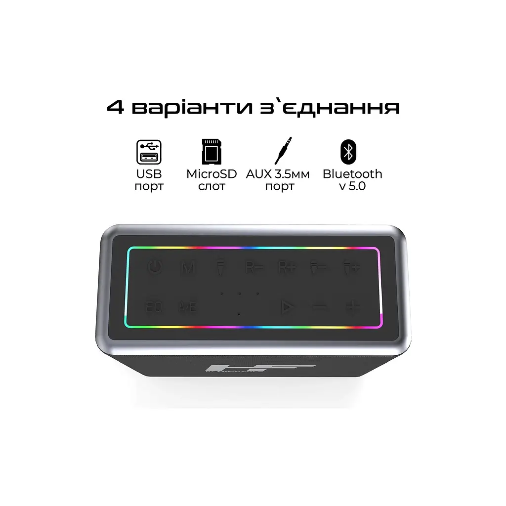 Акустична система HiFuture MusicBox 100W Silver (musicbox.silver) - фото 3