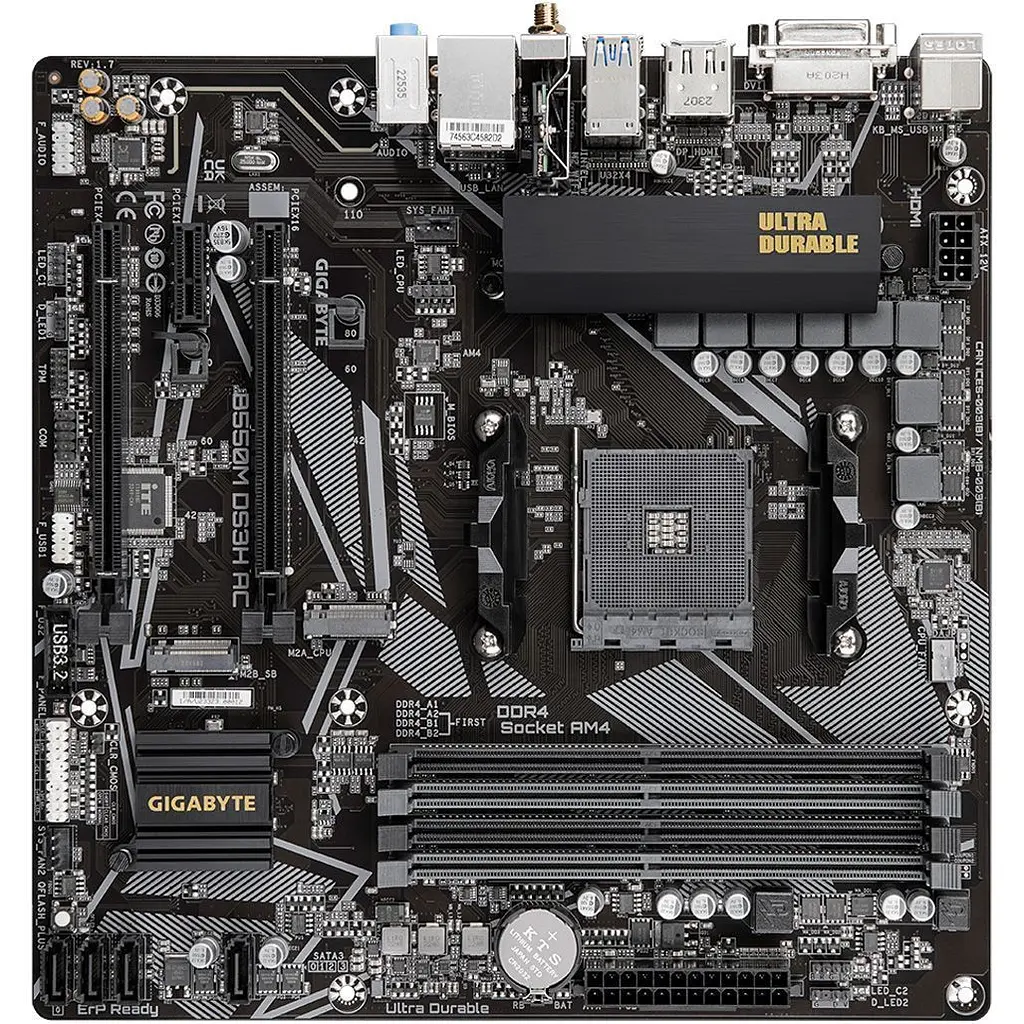 Материнська плата Gigabyte B550M DS3H AC [146936] - фото 4