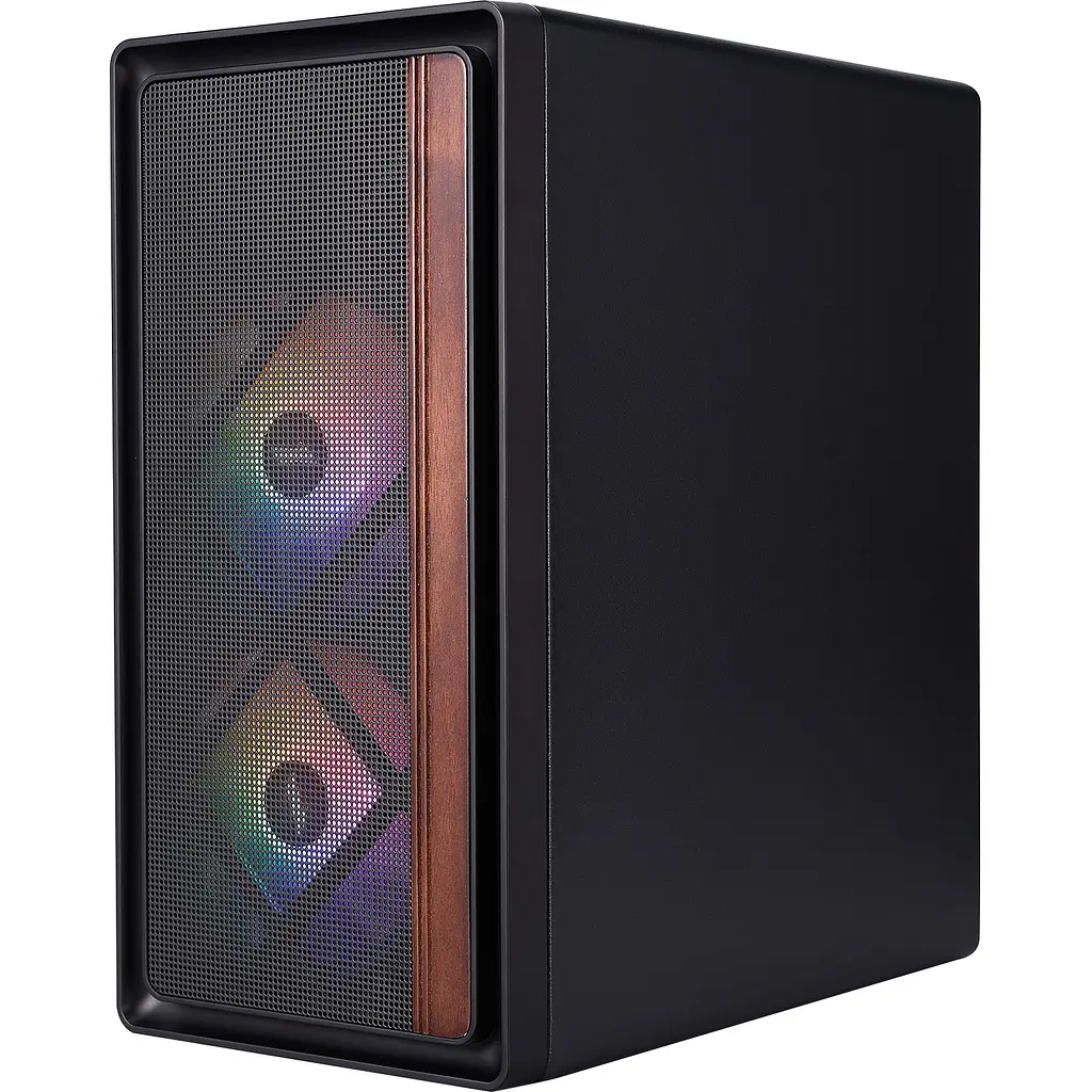 Корпус 1stPlayer WD1-BK-3F1 Black (WD1-BK-3F1) Без БП - фото 8