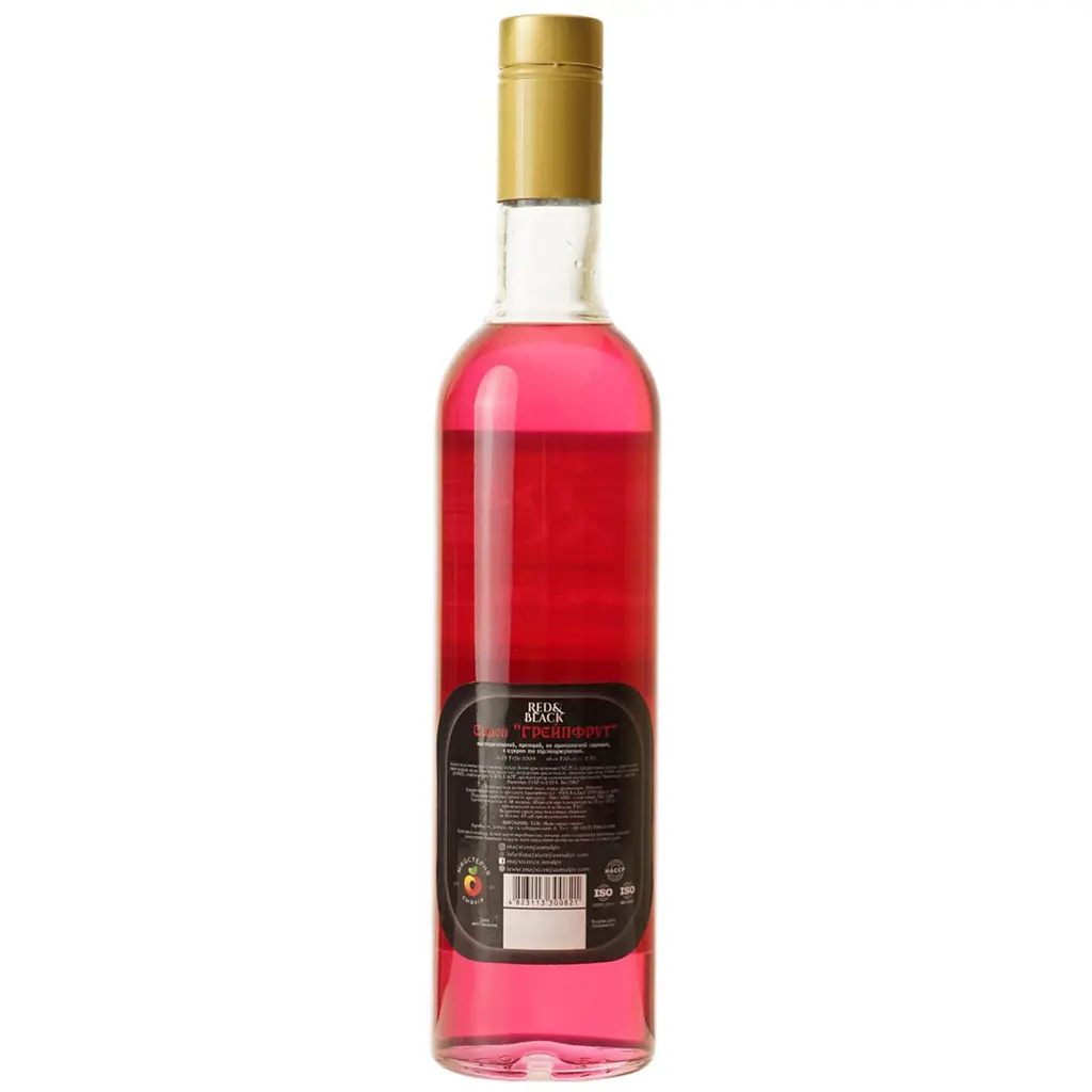 Сироп Red&Black Грейпфрут 0.7 л - фото 3