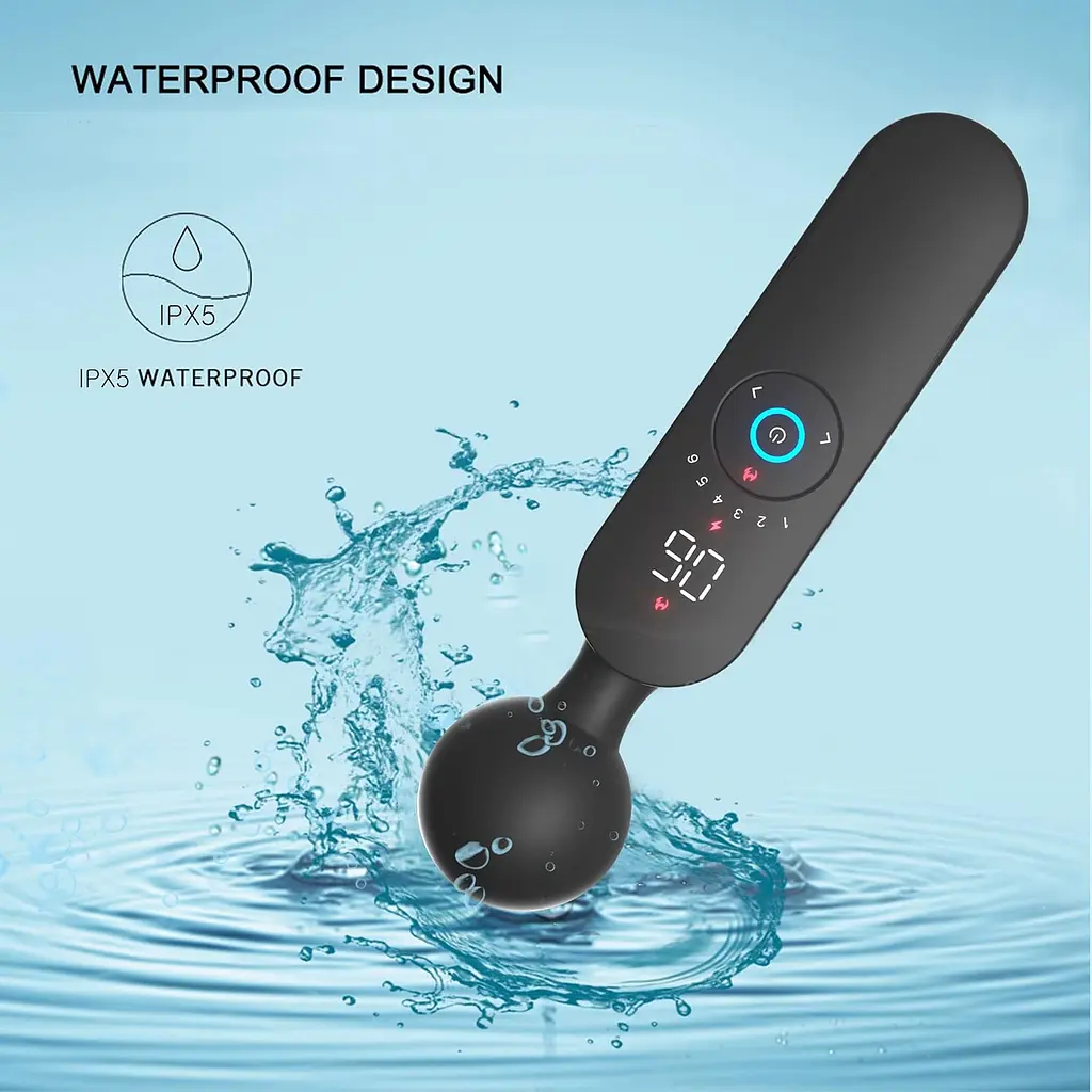 Вібростимулятор преміум з підігрівом ARES 72 режими магнітна зарядка Чорний - фото 7