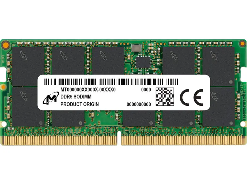 Пам'ять для ноутбуків Micron 8 GB SO-DIMM DDR5 4800 MHz (MTC4C10163S1SC48BA1)