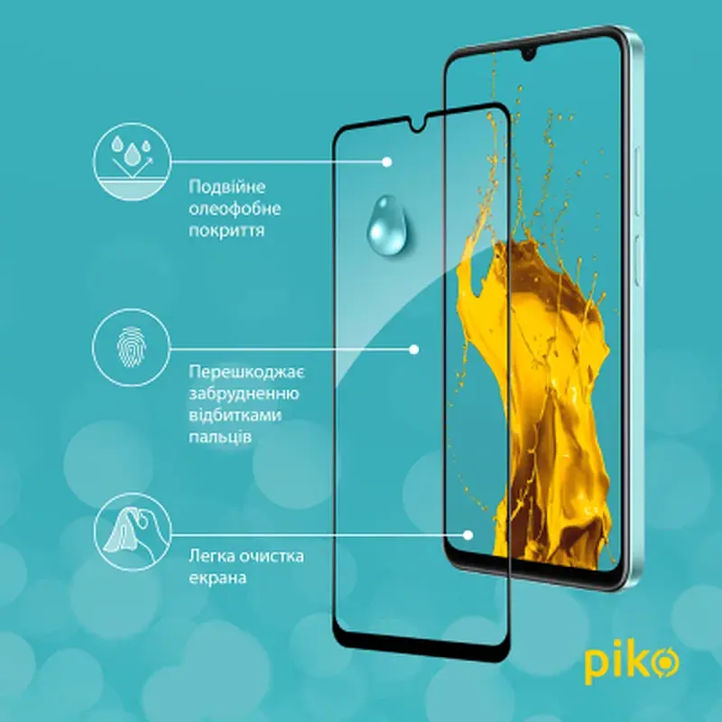 Скло захисне Piko Full Glue RealMe C51 Black (1283126582851) - фото 4