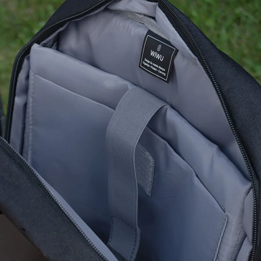 Портфель Wiwu Minimalist Backpack 15.6" black - фото 8