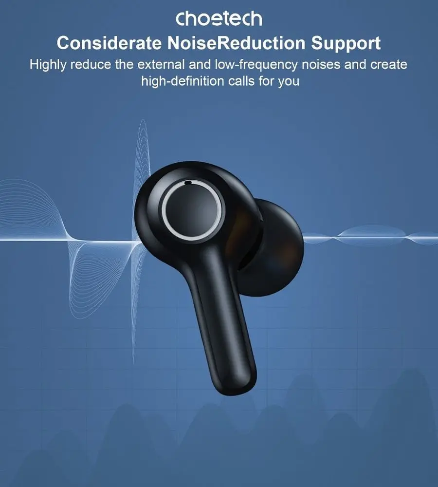 Bluetooth-гарнітура Choetech TWS bluetooth (BH-T06) - фото 5