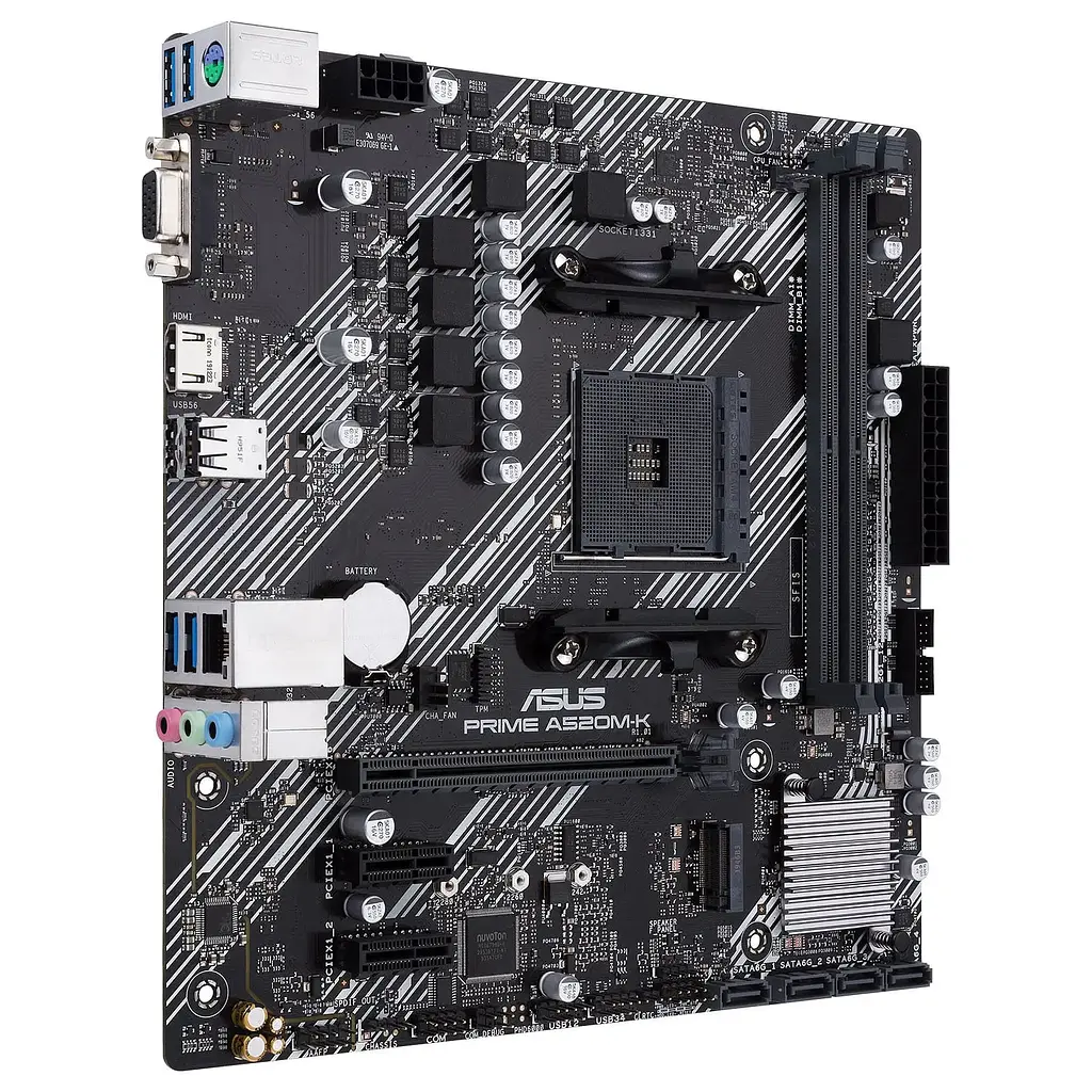 Материнская плата PRIME A520M-K sAM4 A520 2xDDR4 HDMI D-Sub mATX Asus teh0018955 - фото 3