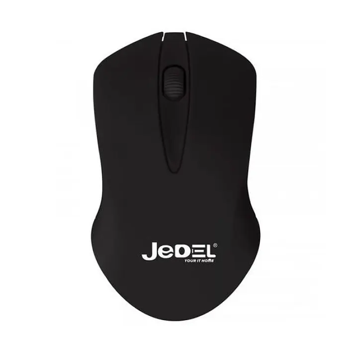 Беспроводная компьютерная мышь черная с оптическим сенсором JEDEL W120 1000dpi - фото 4