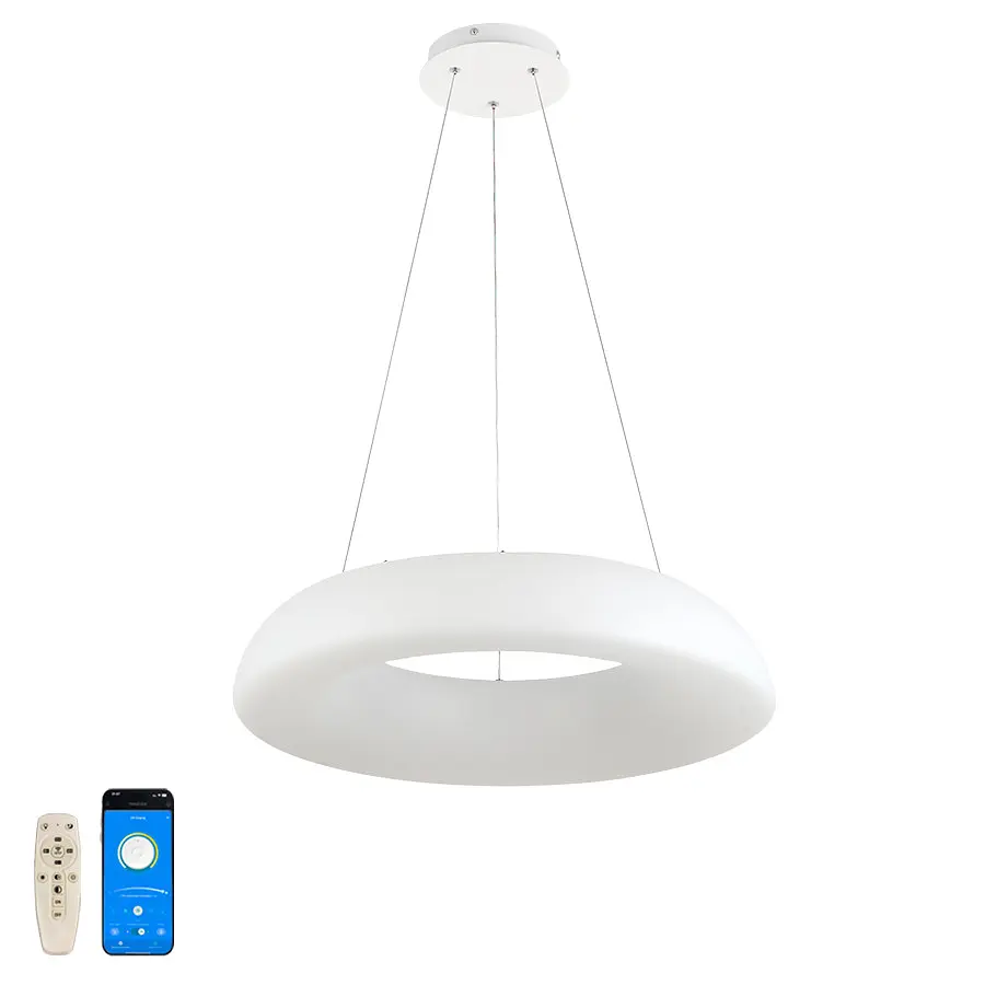 Люстра стельова LED Levistella 797MD6018AP (580), 80W, три режими світла, пульт управління, сучасний стиль для дому - фото 2