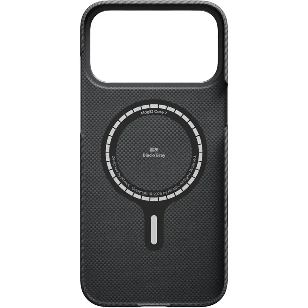 Чохол Pitaka Ultra-Slim Case для Apple iPhone 17 Pro Black/Grey (KI1701BP) [146978] - фото 3