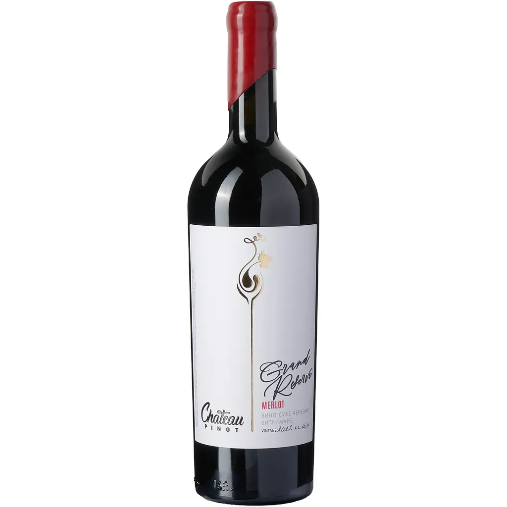 Вино Chateau Pinot Merlot Grand Reserve 2022 столове сухе сортове червоне 0.75 л