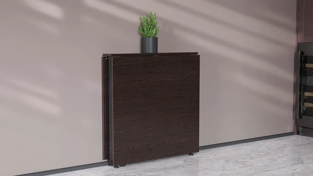 Стіл-книга трансформер Оріон 2 Ferrum-decor 750x1520x730 Чорний метал ДСП Венге Магія 16 мм (FRD-105428) - фото 5