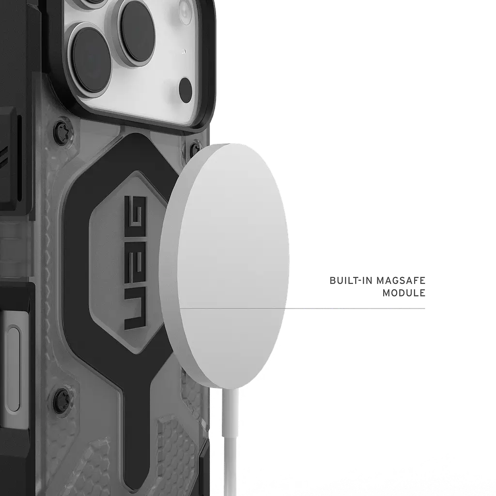 Чохол протиударний UAG Pathfinder MagSafe для iPhone 17 Pro Max (6.9") Clear Ash 114552113140 - фото 9