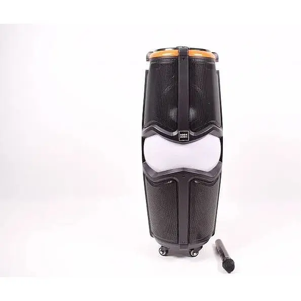 Акумуляторна акустична система XPRO Q86 колонка 80Вт 8 дюймів USB SD FM радіо Bluetooth 1 радіомікрофон ДУ - фото 3